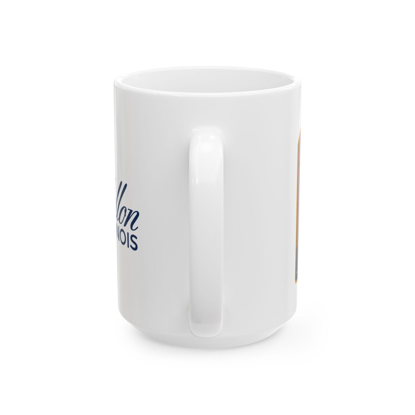 Downtown District Clock Ceramic Mug (11oz, 15oz)