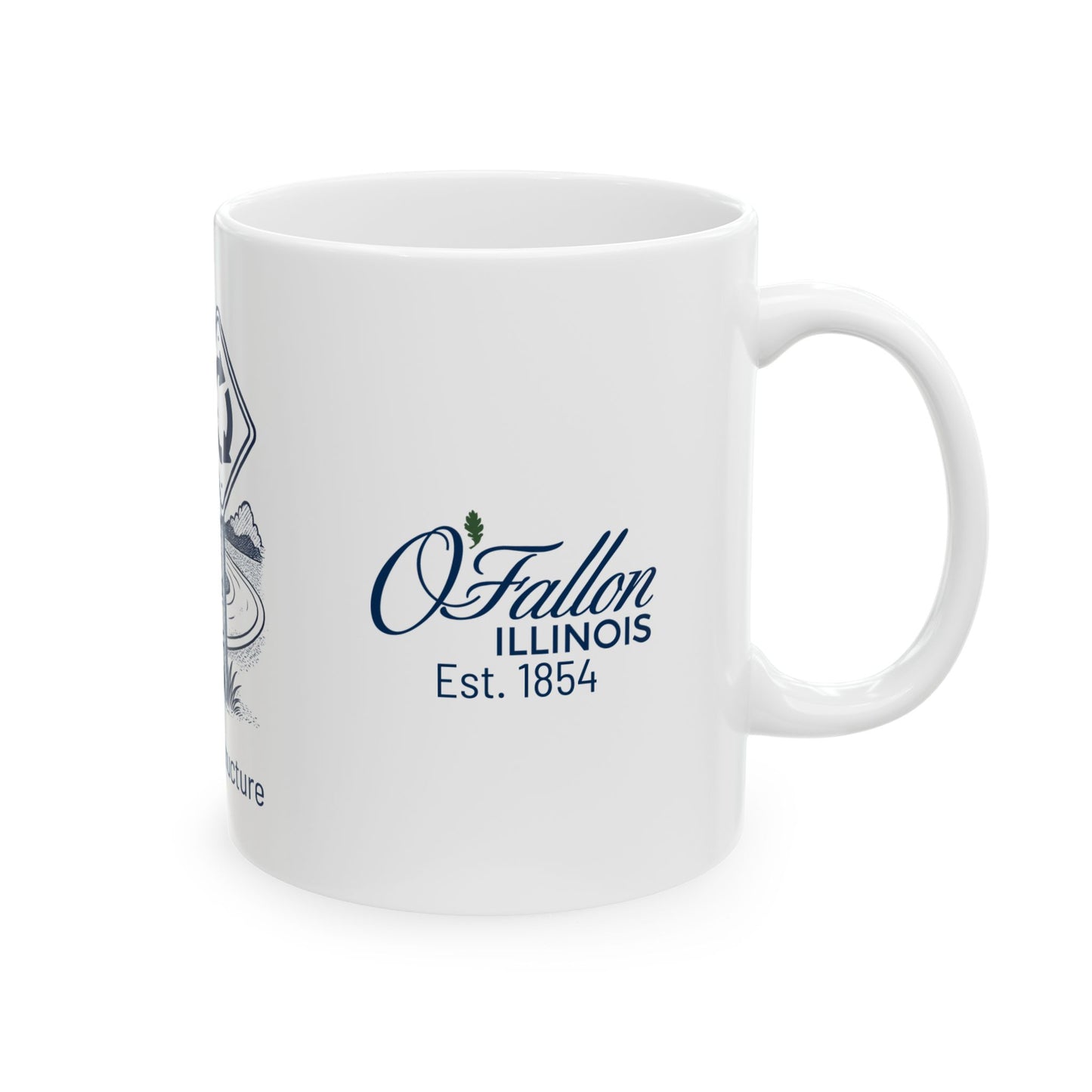 John O'Fallon Roundabout Ceramic Mug (11oz, 15oz)