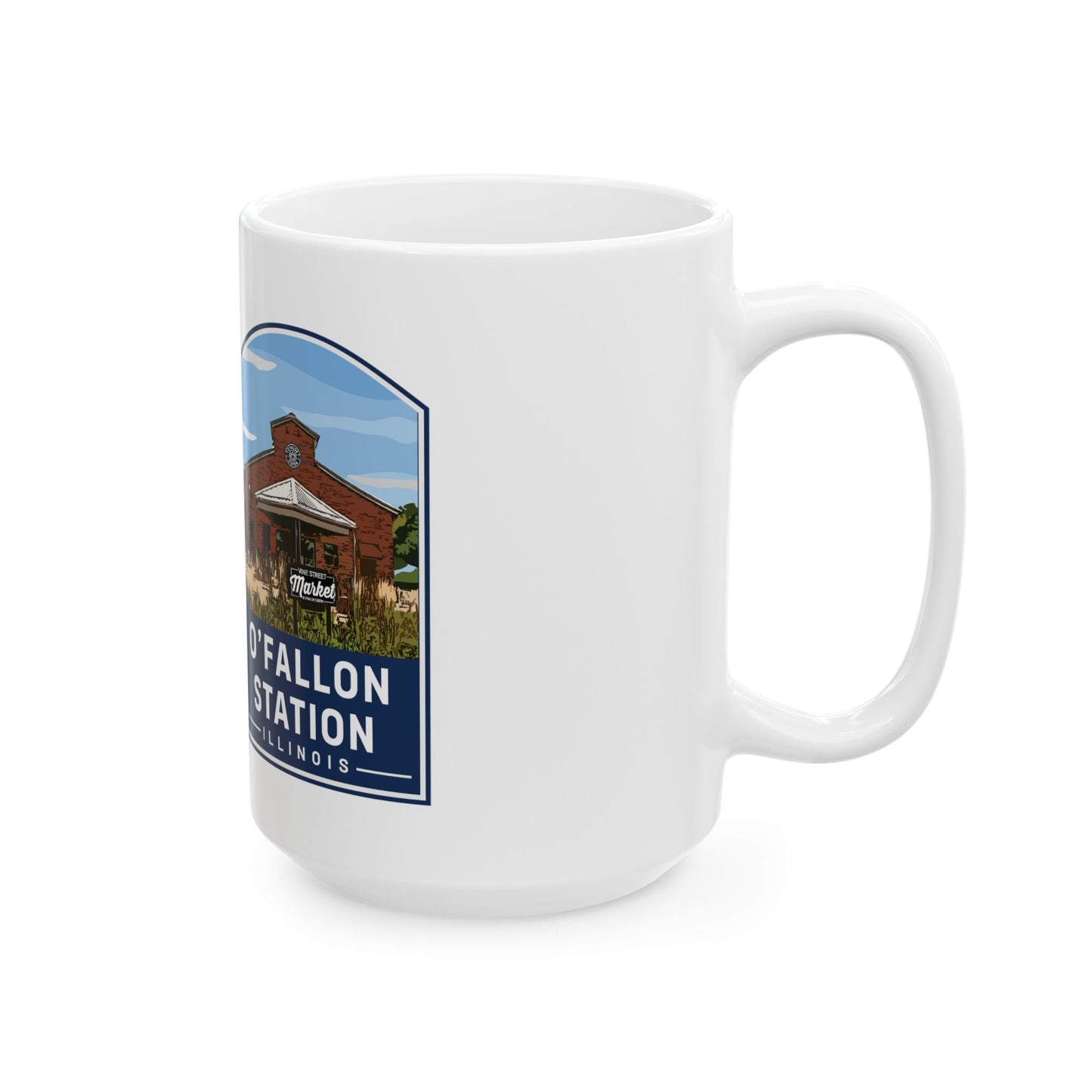 Vine Street Market Ceramic Mug (11oz, 15oz)