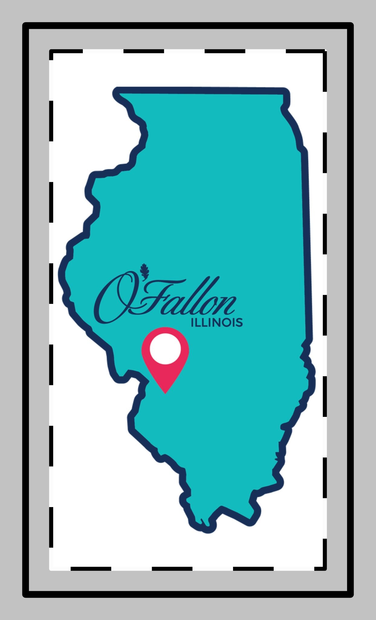 O'Fallon State Outline Magnet