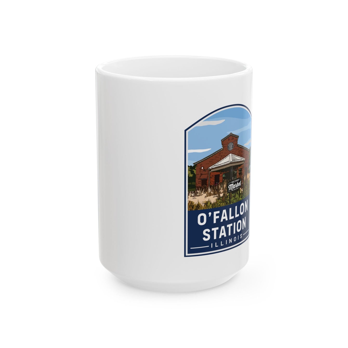 Vine Street Market Ceramic Mug (11oz, 15oz)