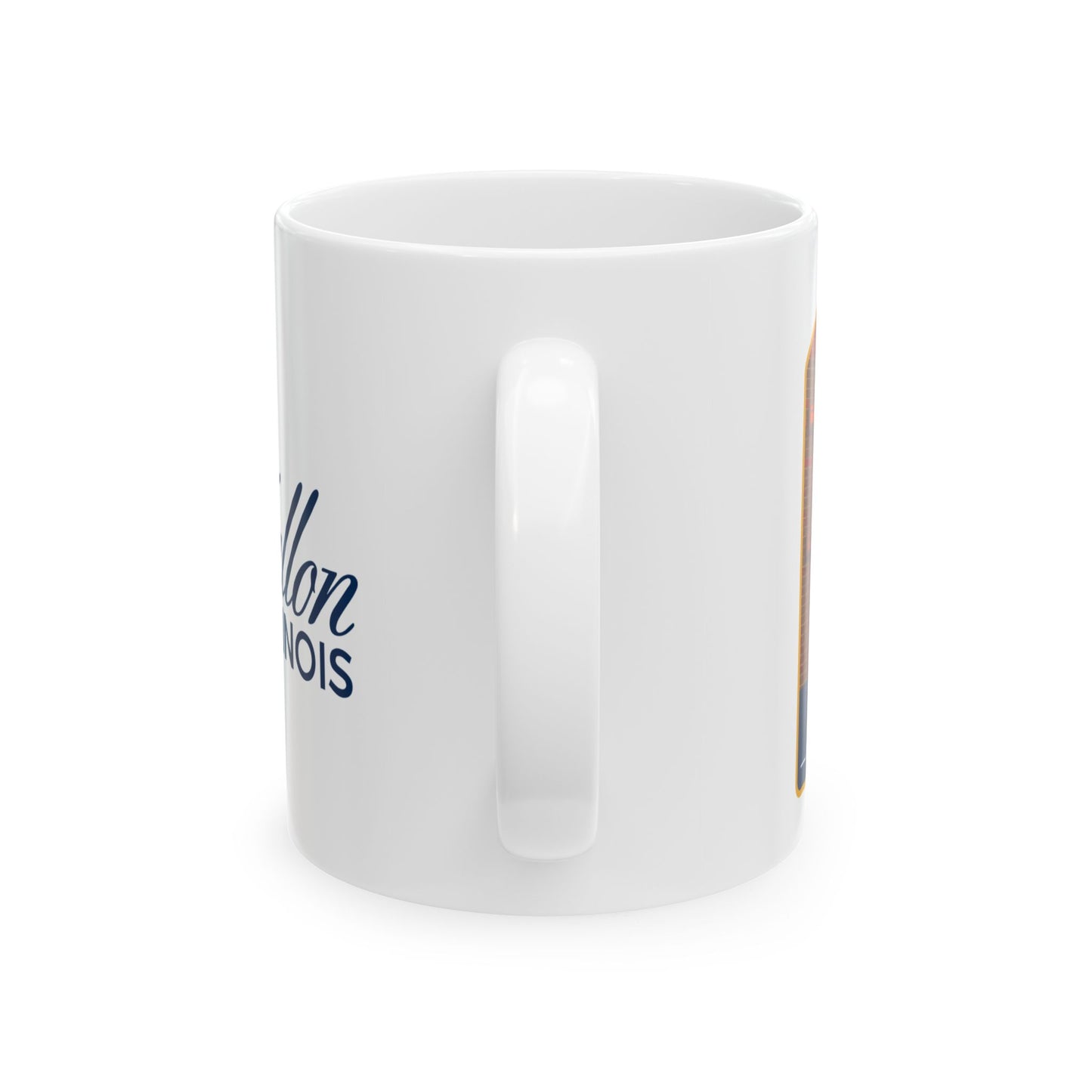 Downtown District Clock Ceramic Mug (11oz, 15oz)
