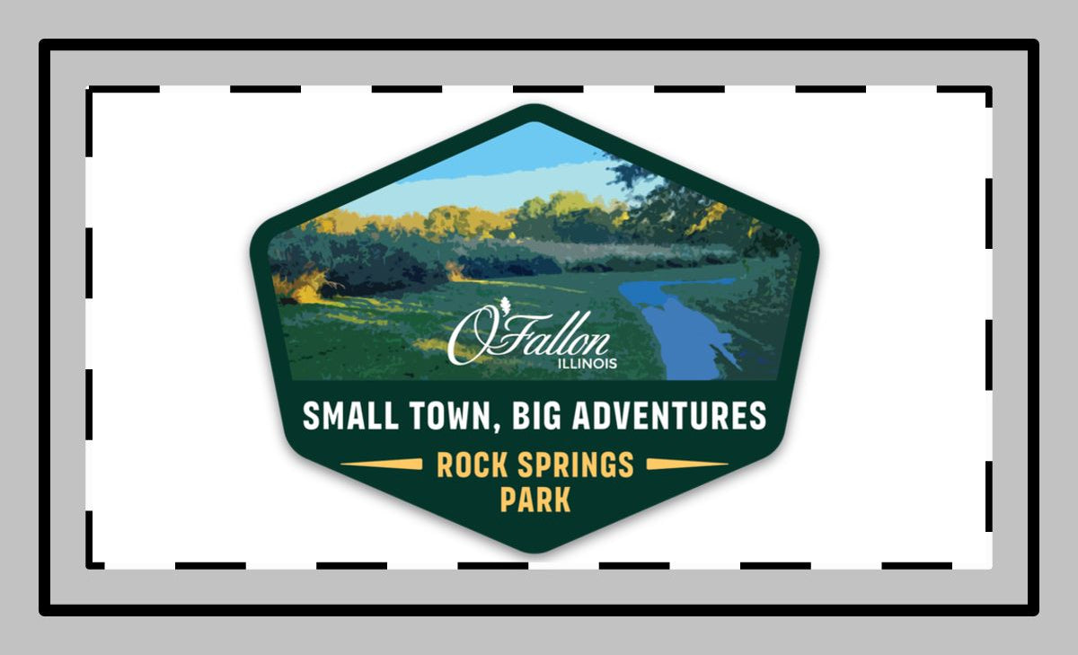 Small Town Big Adventures - Rock Springs Magnet
