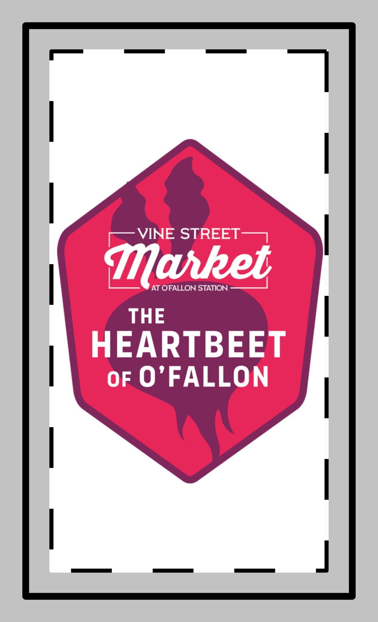 Vine Street Market Heartbeet Magnet