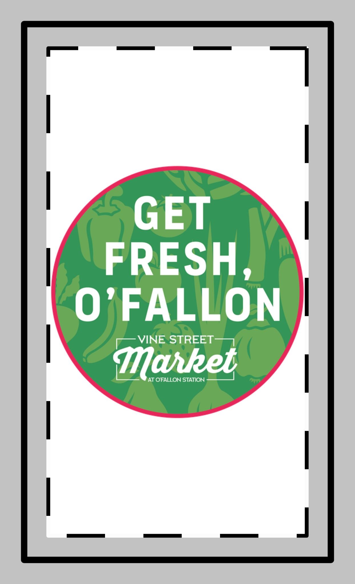 Vine Street Market Get Fresh Magnet
