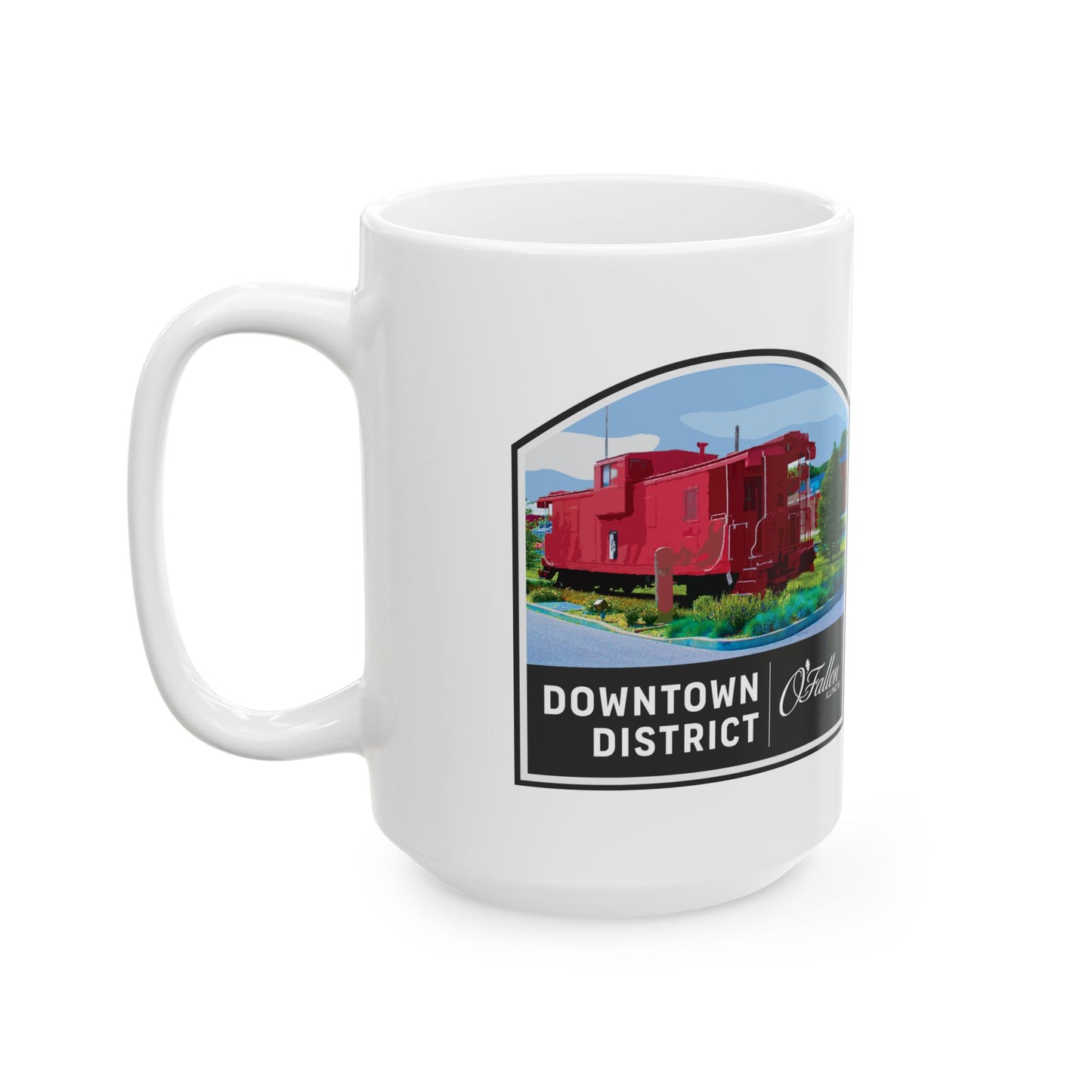Downtown District Caboose Ceramic Mug (11oz, 15oz)