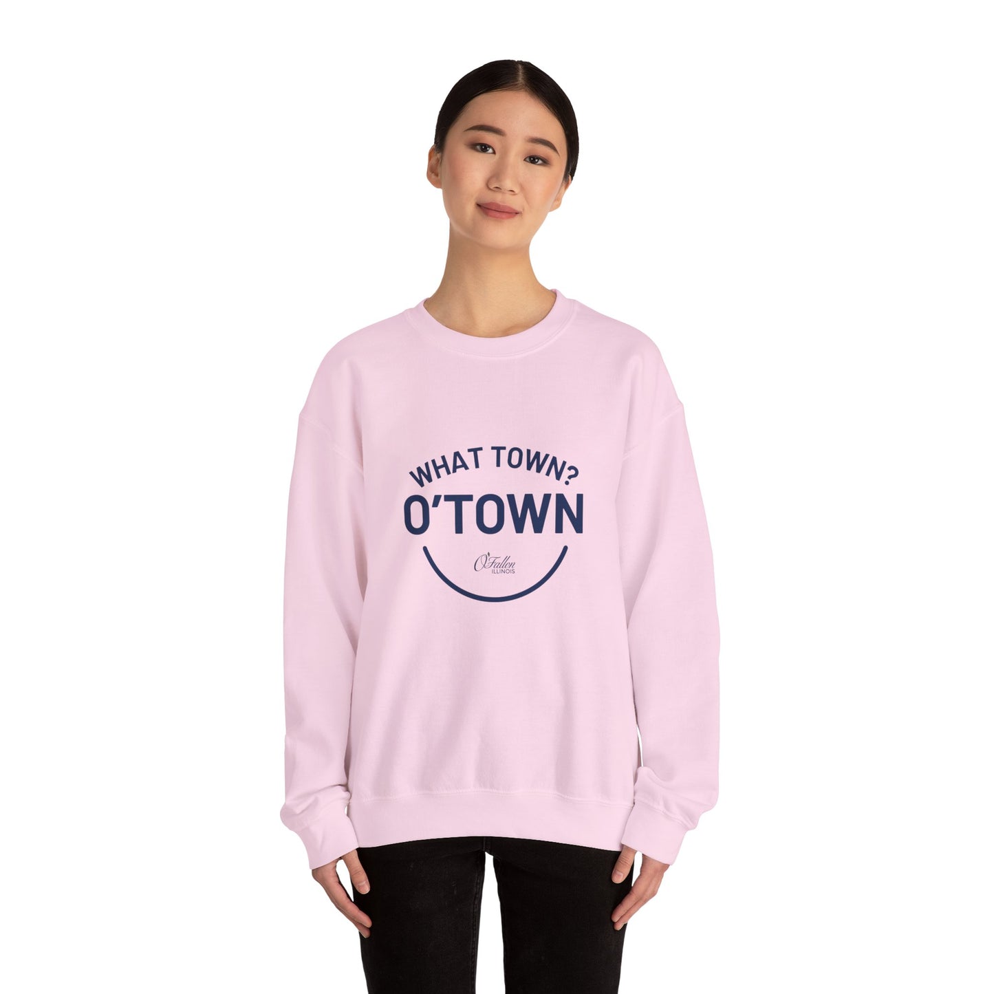 Unisex Heavy Blend™ Crewneck Sweatshirt - What Town? O'Town!