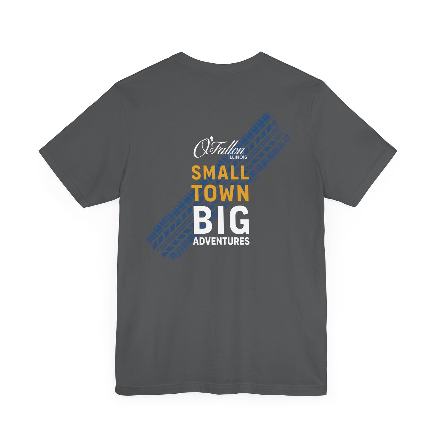 Unisex Small Town Big Adventure Jersey Tee