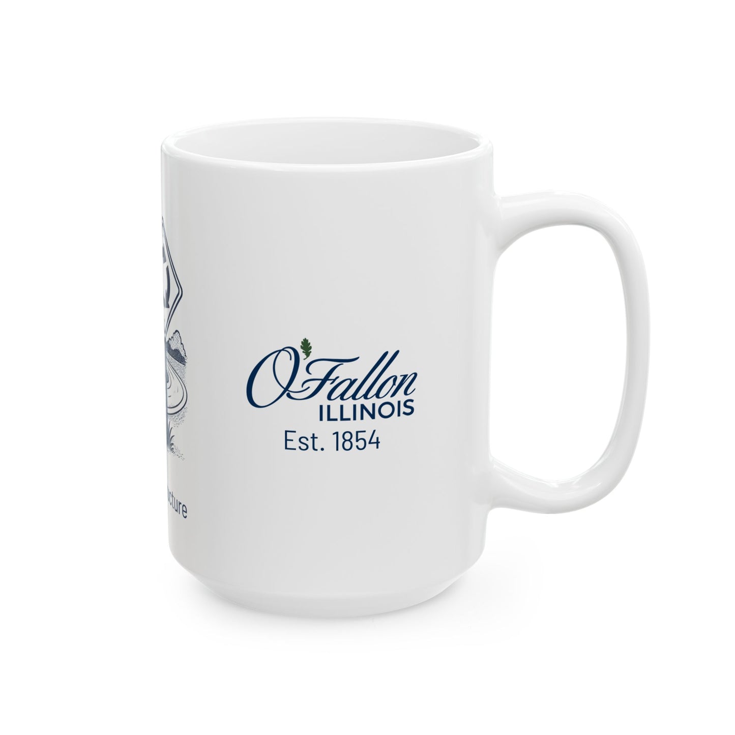 John O'Fallon Roundabout Ceramic Mug (11oz, 15oz)