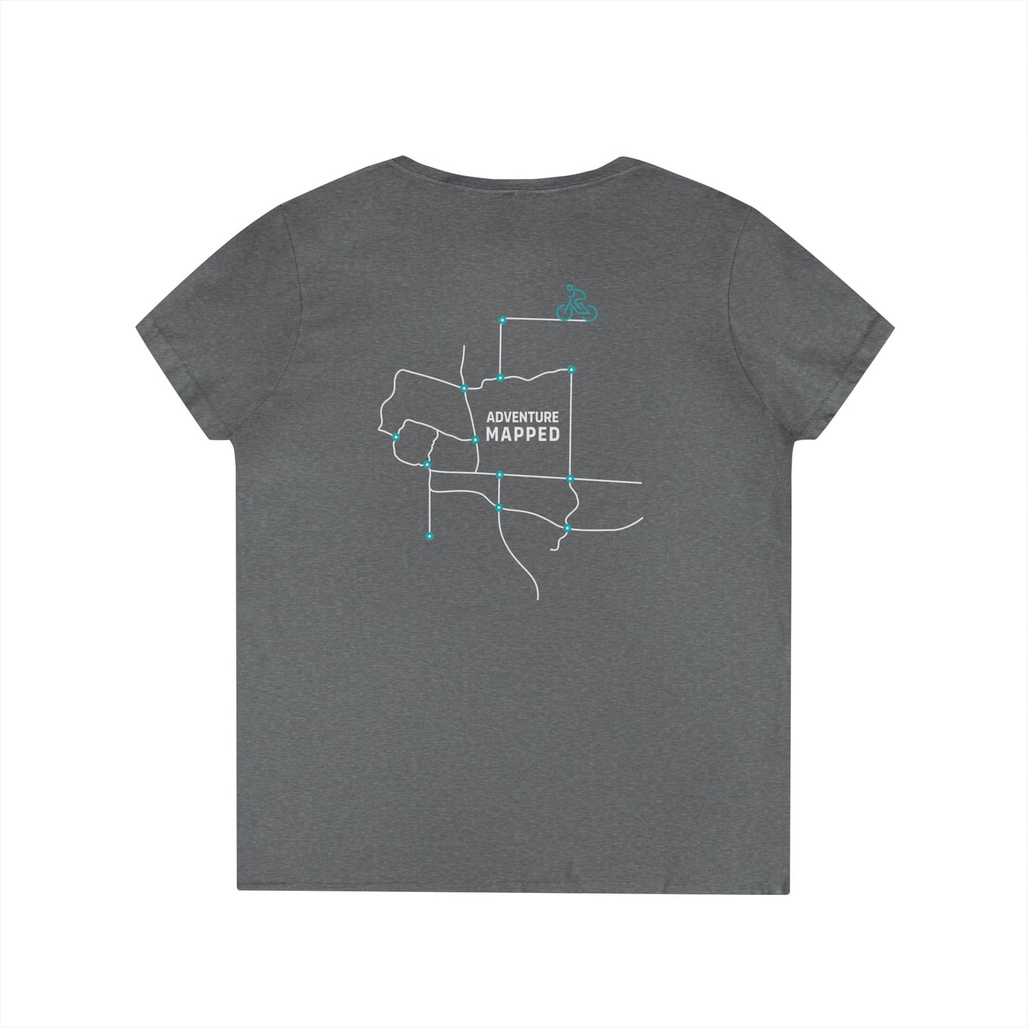Ladies' Adventure Mapped V-Neck T-Shirt