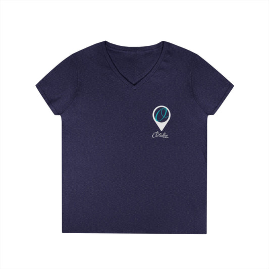 Ladies' Adventure Mapped V-Neck T-Shirt