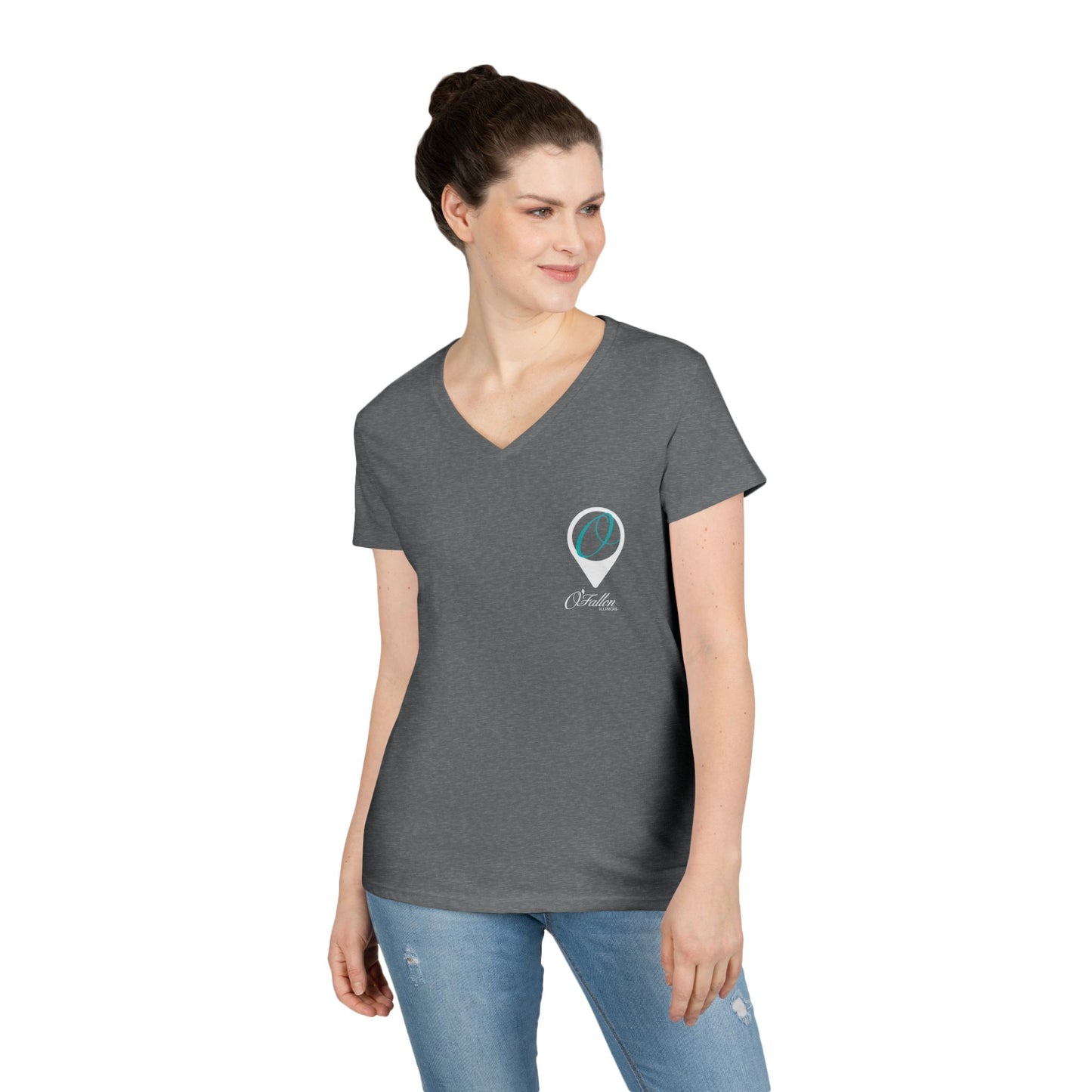 Ladies' Adventure Mapped V-Neck T-Shirt