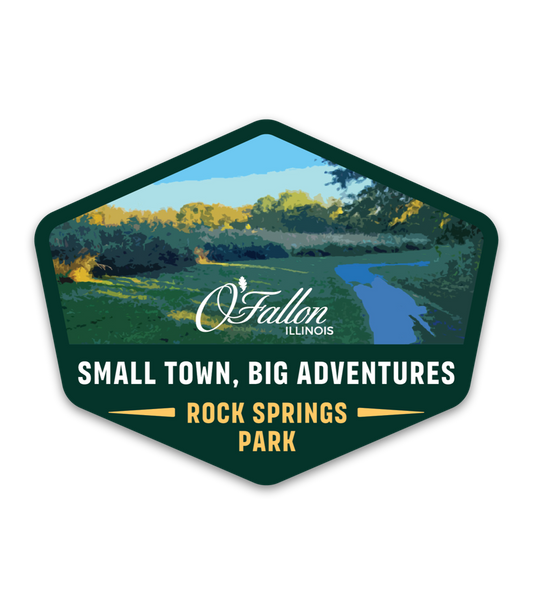 Small Town Big Adventures - Rock Springs Magnet