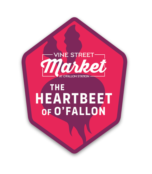 Vine Street Market Heartbeet Magnet