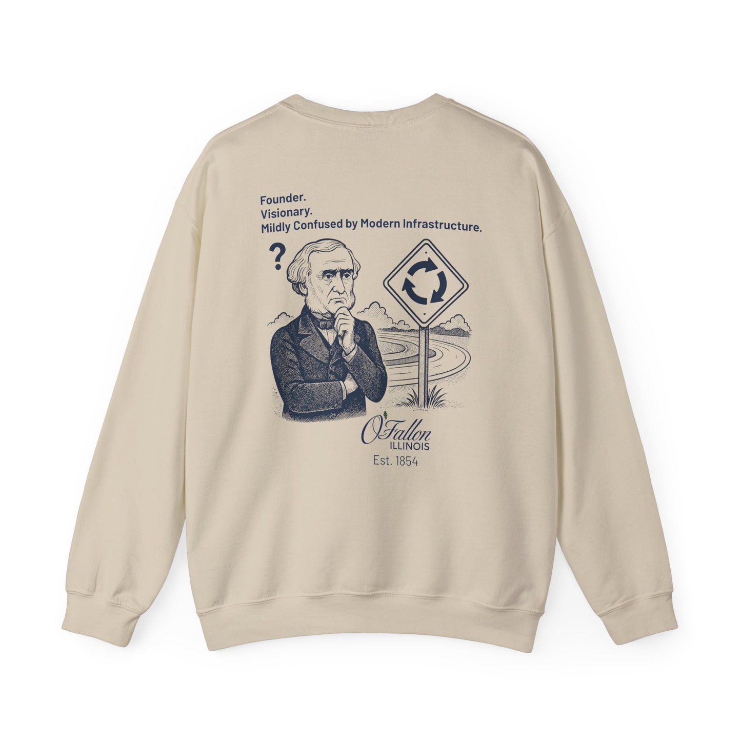 Unisex Heavy Blend™ Crewneck Sweatshirt - John O'Fallon Roundabout