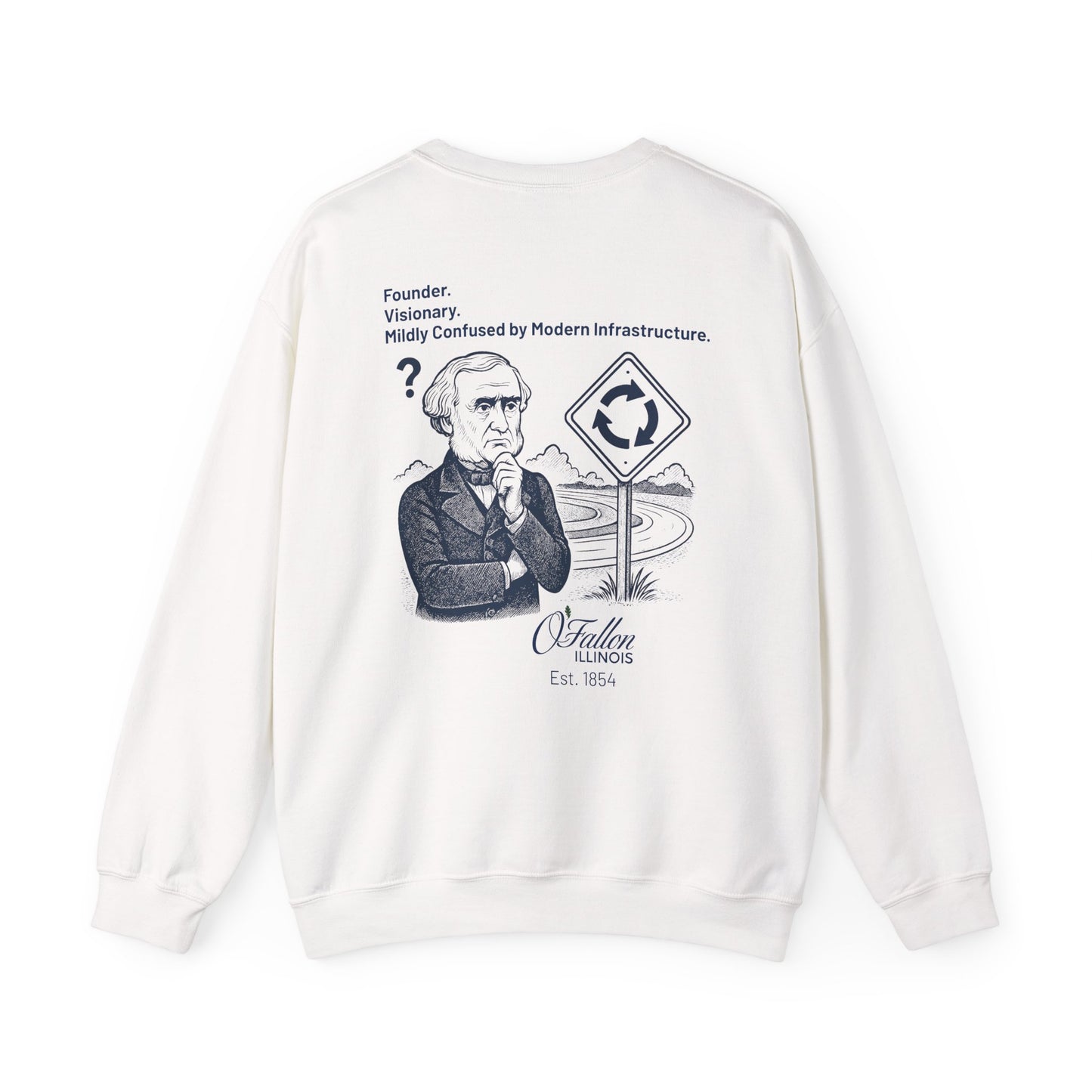 Unisex Heavy Blend™ Crewneck Sweatshirt - John O'Fallon Roundabout