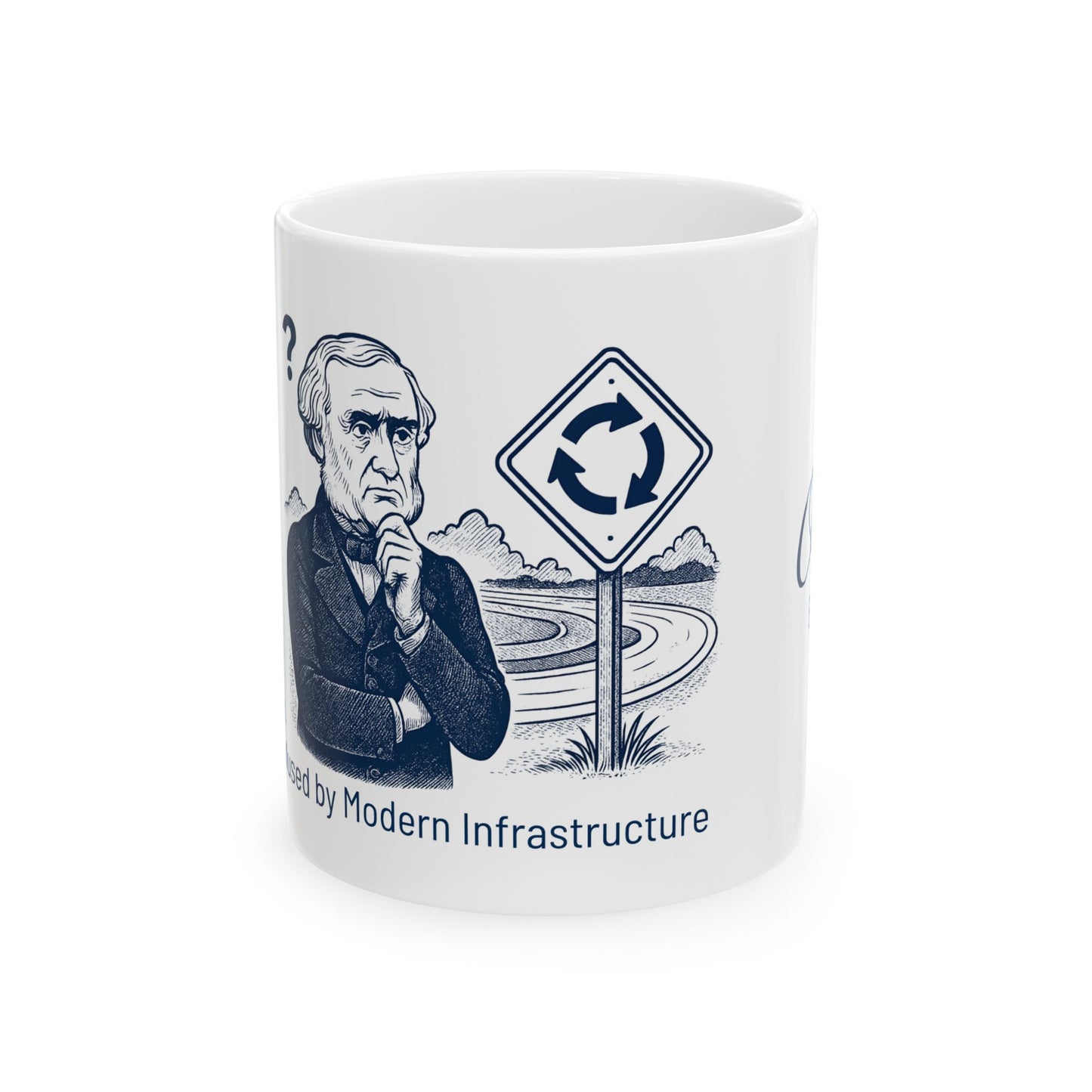 John O'Fallon Roundabout Ceramic Mug (11oz, 15oz)