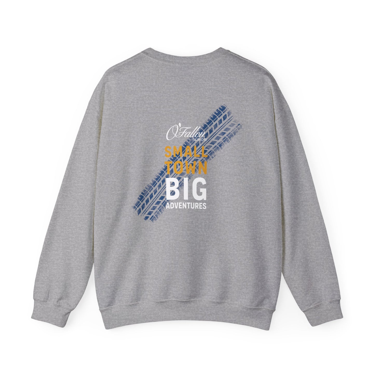 Unisex Heavy Blend™ Crewneck Sweatshirt - Small Town Big Adventure