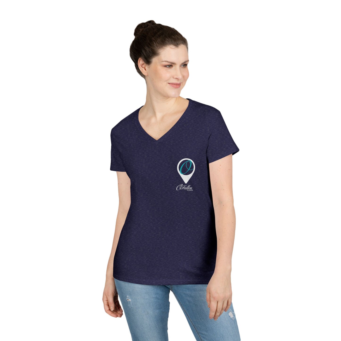 Ladies' Adventure Mapped V-Neck T-Shirt