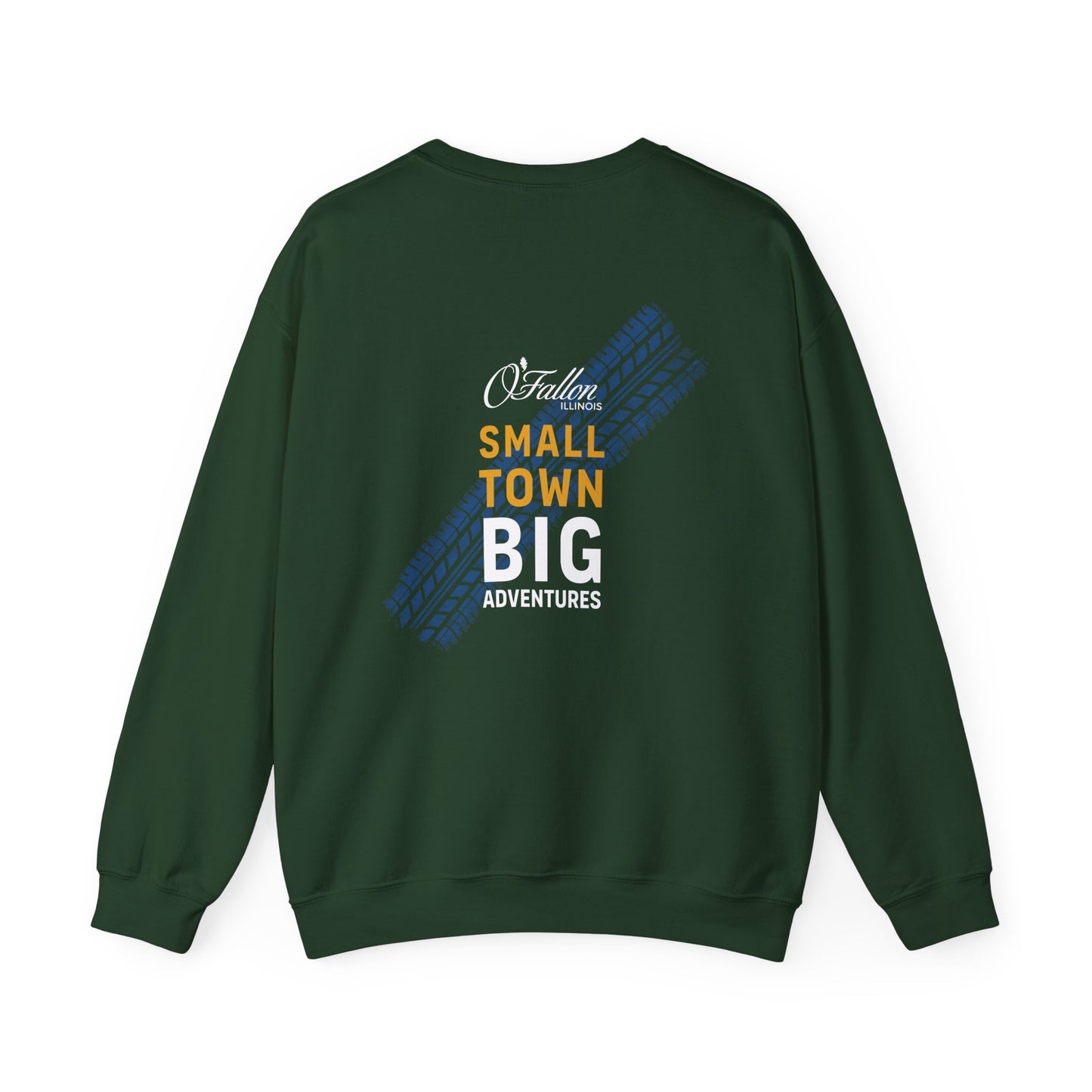 Unisex Heavy Blend™ Crewneck Sweatshirt - Small Town Big Adventure